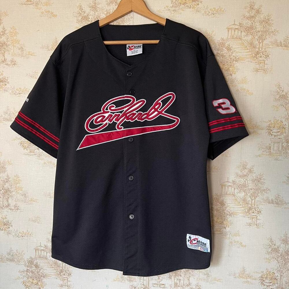 2000s Dale Earnhardt Baseball Jersey | Chase Authentics NASCAR | Size L